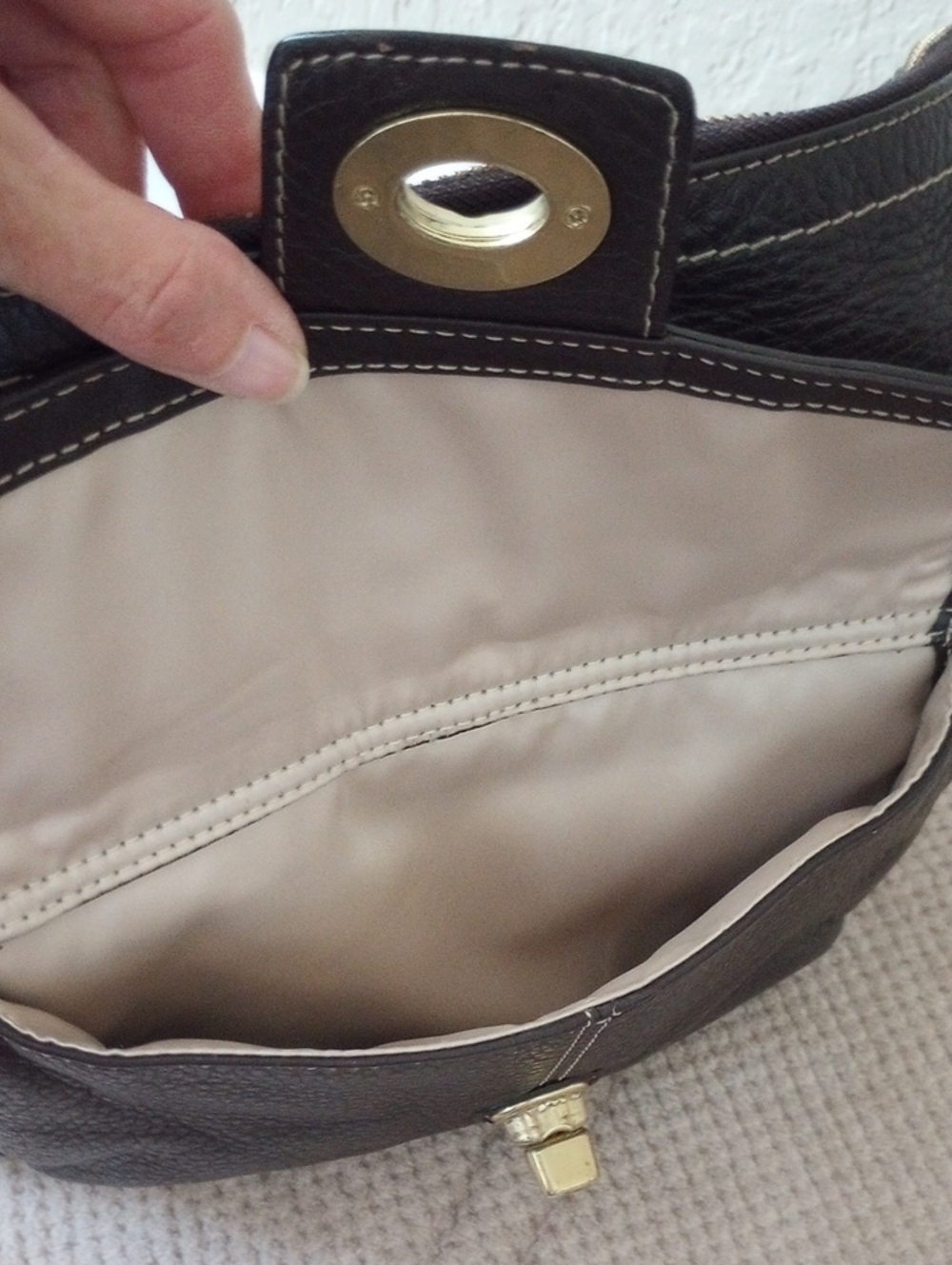 Coach Penelope Pebble Leather Soho Convertible Shoulder To Crossbody Bag - Picture 6 of 14